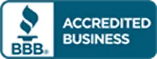 Logo de "Accredited Business" de BBB, representando la confianza y calidad en servicios de La Clinica Dental Lindavista CDMX.